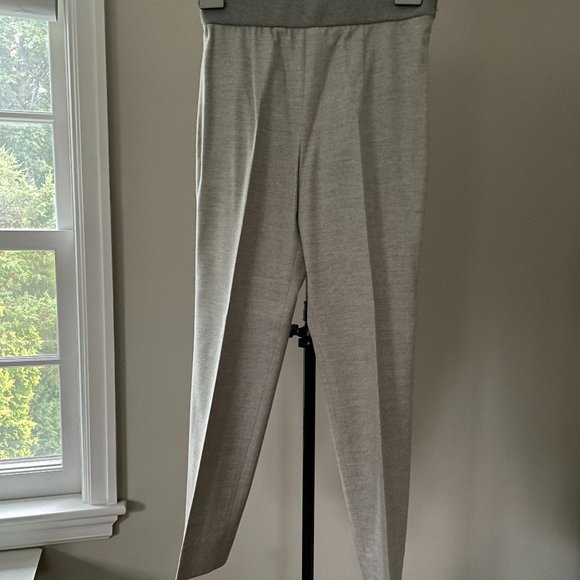 Jil Sander Pants - Jill Sander Women Wool Grey Trousers Medium